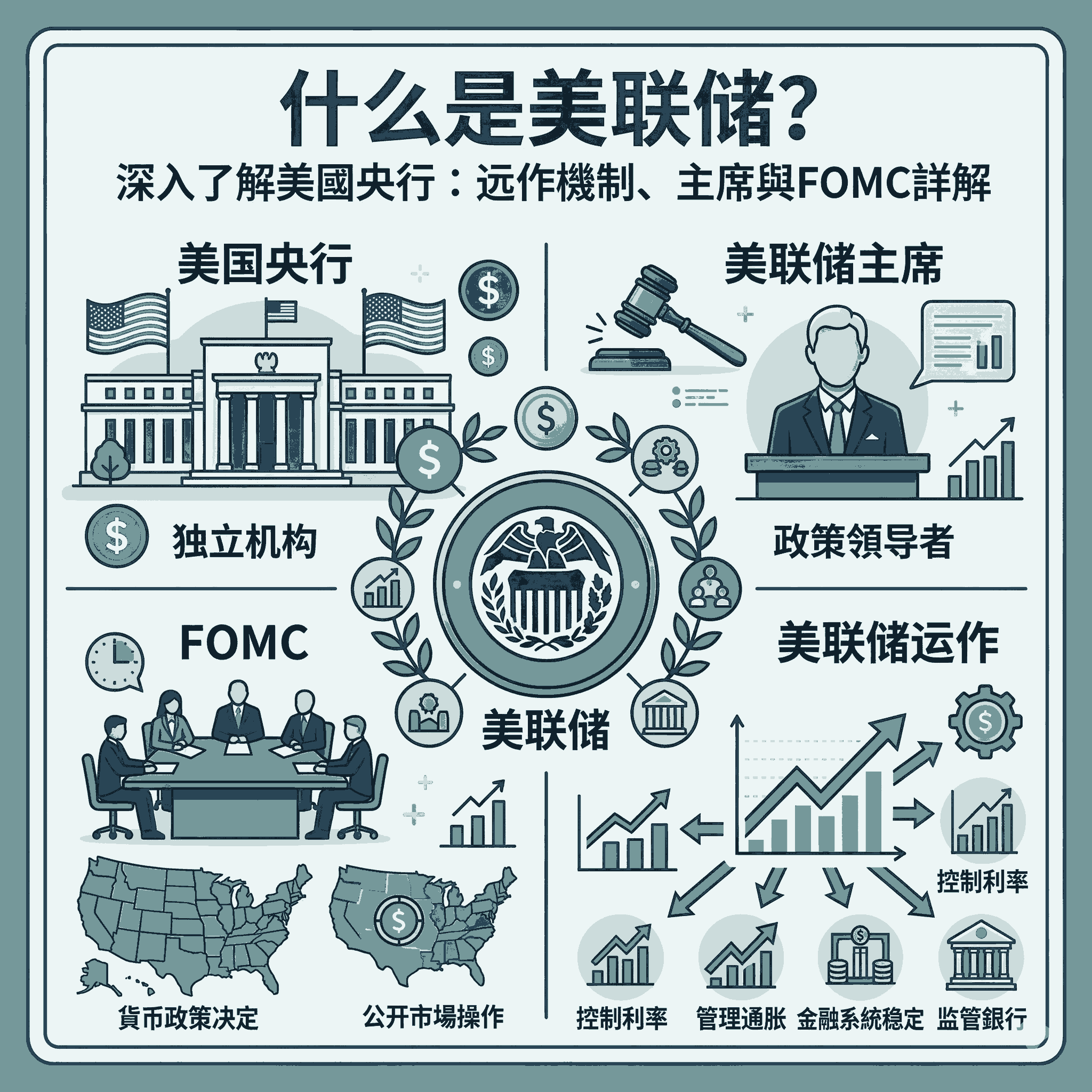 什么是美联储？深入了解美国央行：美联储如何运作？美联储主席与FOMC详解