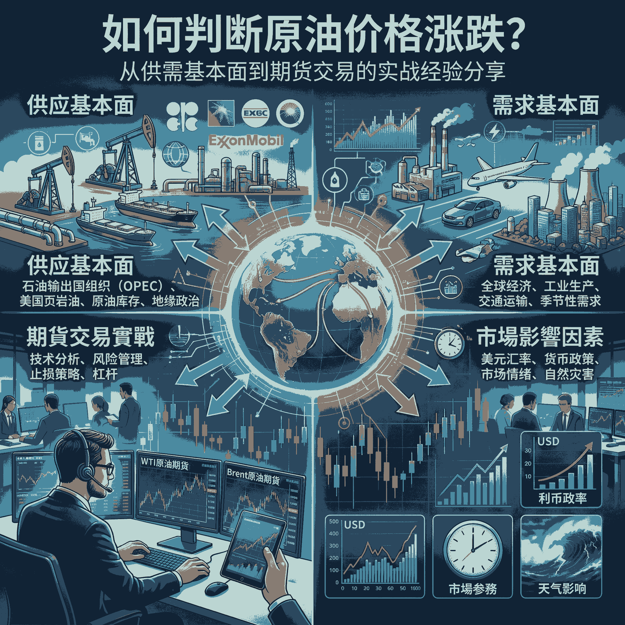 如何判断原油价格涨跌？从供需基本面到期货交易的实战经验分享