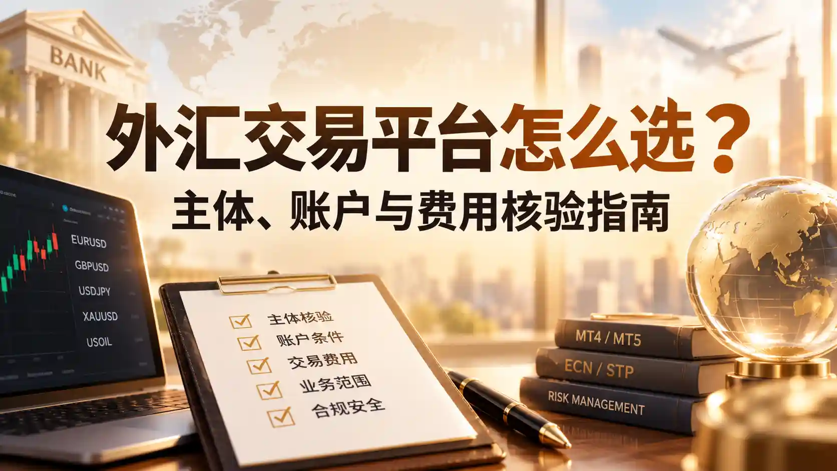 外汇交易平台怎么选？5项核验重点，辨清主体、账户与交易成本