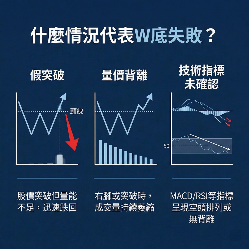 什麼情況代表W底失敗?