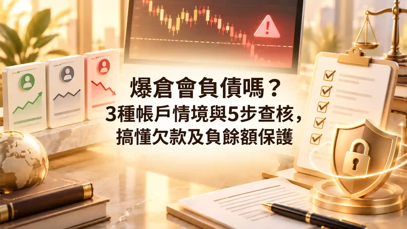 爆倉會負債嗎？3種帳戶情境與5步查核，搞懂欠款及負餘額保護